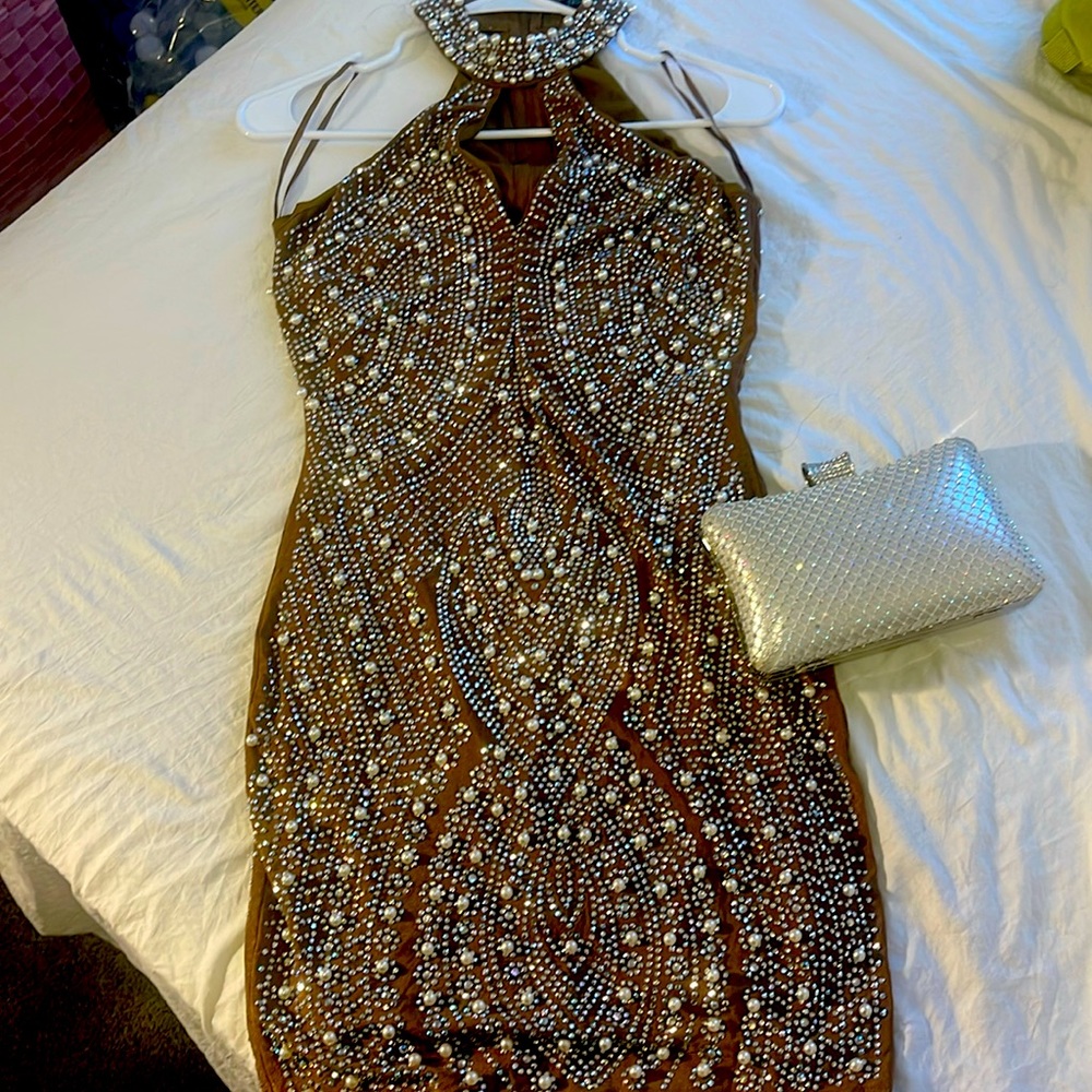 Fashion nova luxury dress medium size